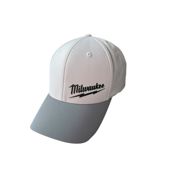 Milwaukee FlexFit WorkSkin Gray Cap Hat L/XL Durable Work Performance Workwear - Picture 1 of 10